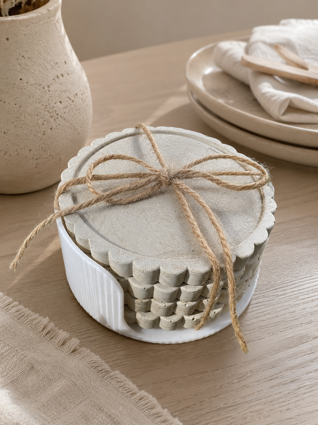 Concrete Coaster Set