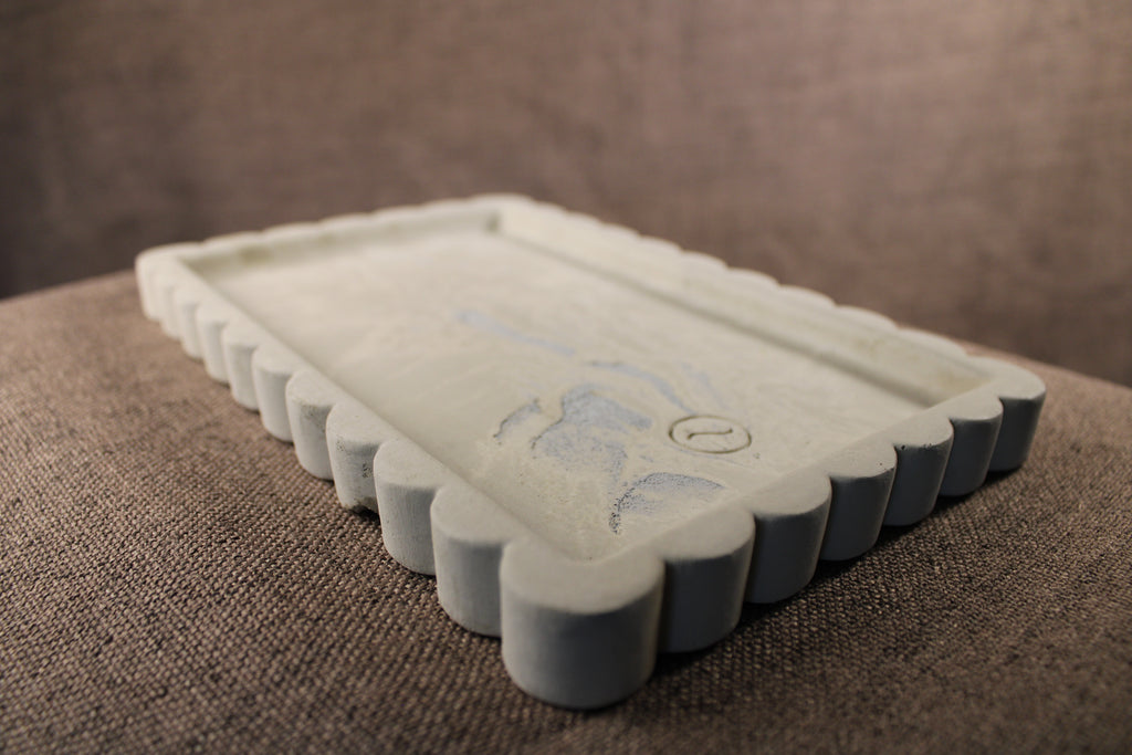 Scalloped Vanity Tray