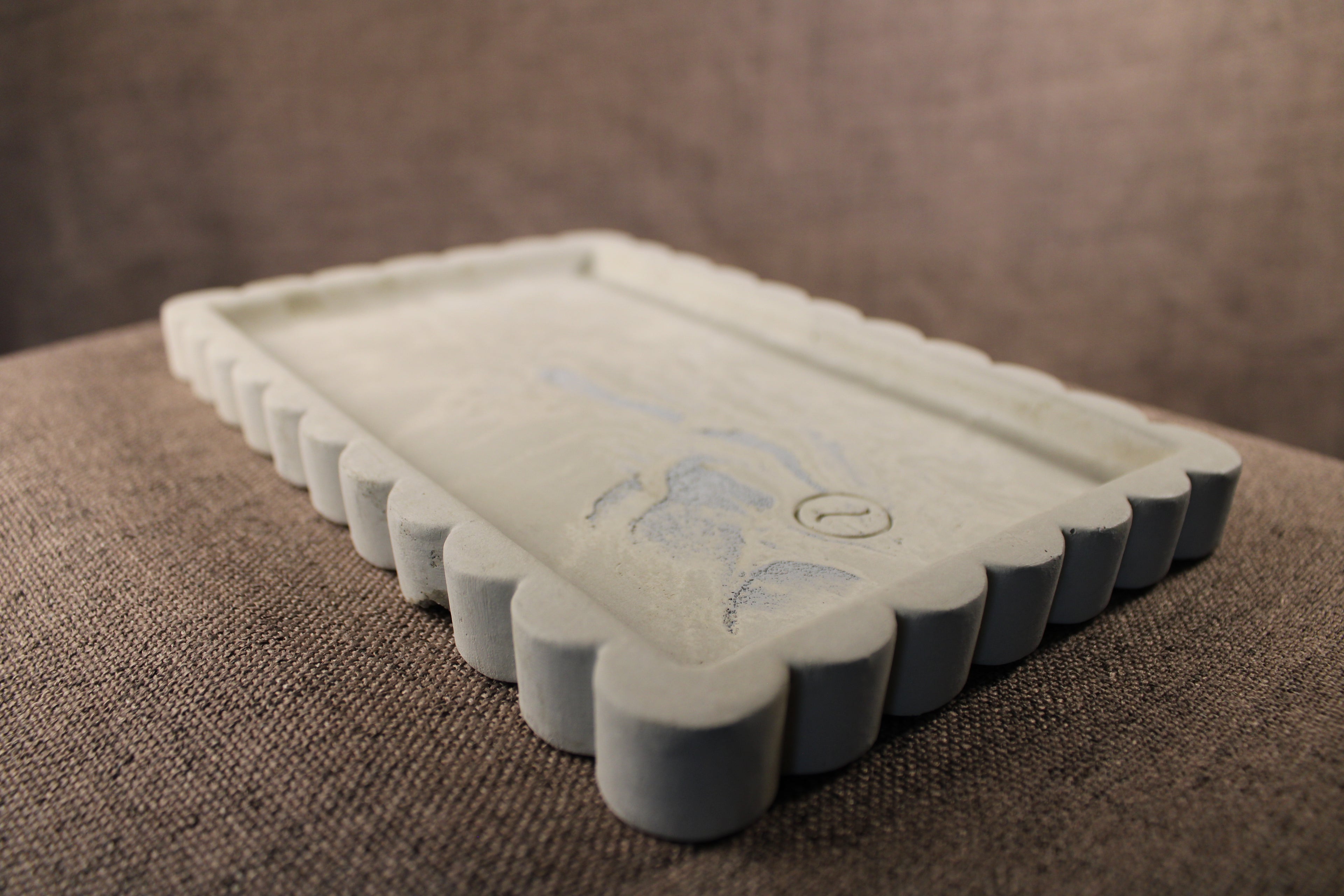 Scalloped Vanity Tray